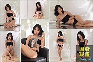 12张性感美女黑色蕾丝内衣写真RAW原片NIKON D4S