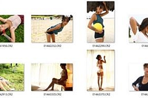 12张性感纹身美女旅拍私房写真RAW原片图集