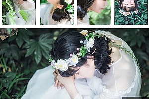 10P 国内高清人像素材 原片RAW森系 唯美 小清新影楼写真