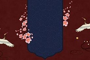 28款PSD工笔仙鹤图片素材