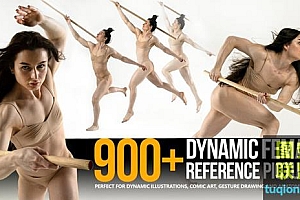 900+ 高清动态战斗女性各种姿势造型参考图片合集