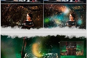 30个魔法照片叠加素材30 Magic Photo Overlays Halloween