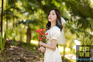 21张阳光甜美女孩捧花写真RAW原片Canon EOS R6