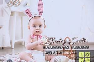 80个婴儿写真照片LR预设集Baby Lightroom Presets