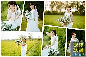 23张婚纱美女外景田野摄影RAW原片Canon EOS 5D Mark III