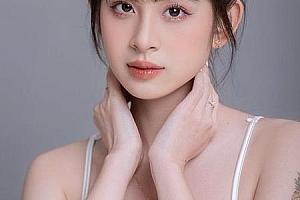 7张美女白色吊带背心棚拍写真RAW原片NEF格式