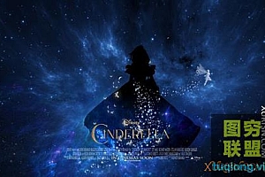 10款高清灰姑娘背景图片PSD分层素材