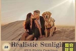 50张真实自然太阳光线图片照片叠加Realistic Sunlight Photo Overlay