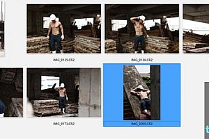 7张型男工地写真RAW原片