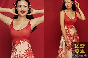 216张性感大红美女摄影素材CR2原图