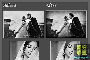 20张高清纹理晕影照片叠加素材20 Grainy Vignettes Photo Overlays