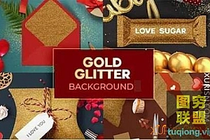 30张超清金色闪光背景图片素材集